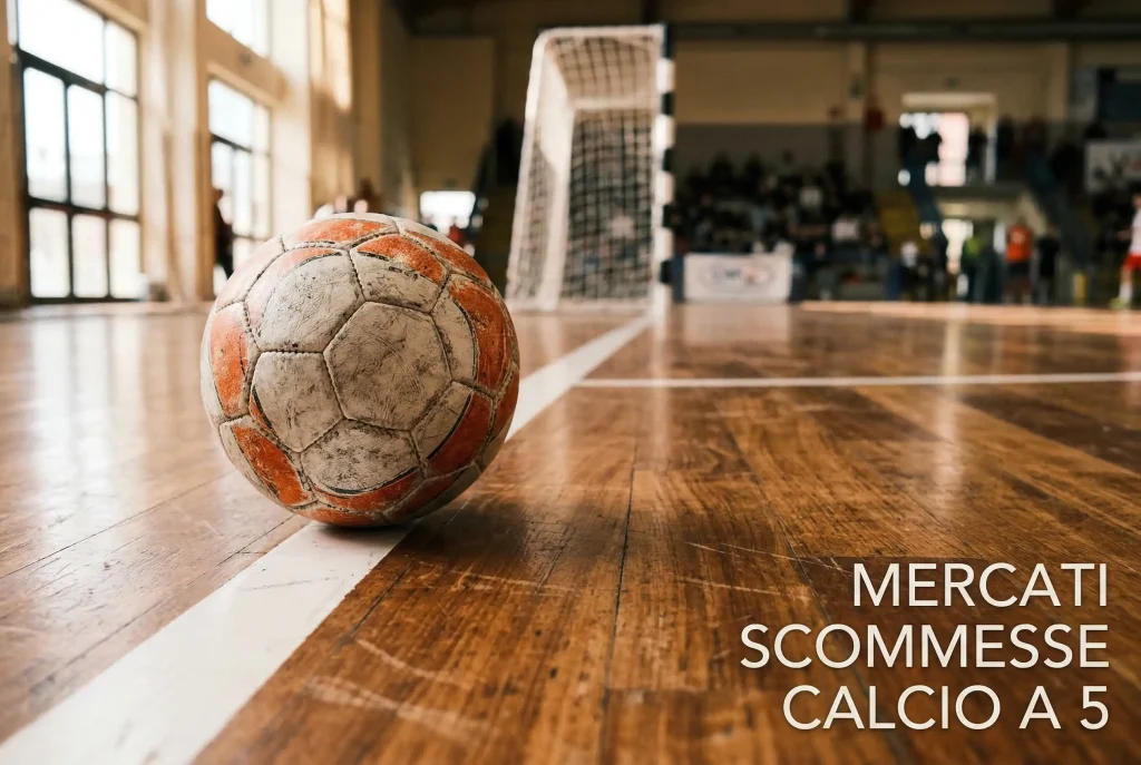 Mercati di scommessa nel calcio a 5 futsal