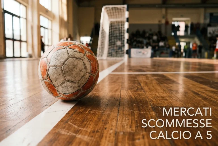 Mercati di scommessa nel calcio a 5 futsal