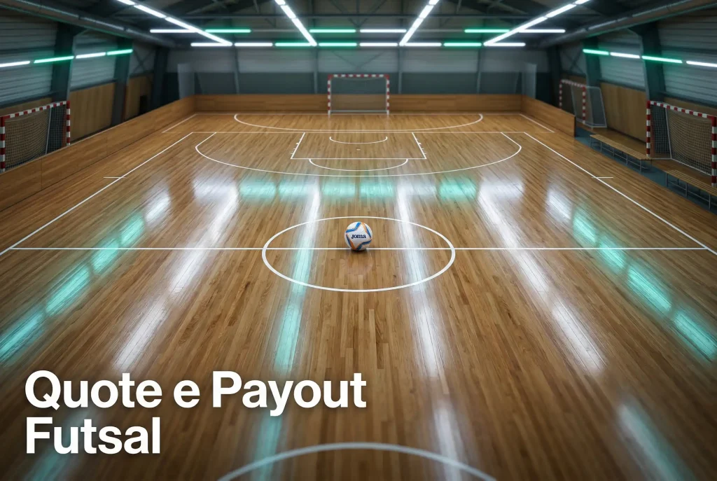 Quote e payout nelle scommesse sul futsal calcio a 5
